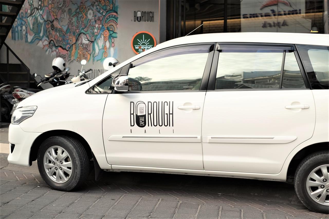 Borough Capsule Hostel Bali Legian Exteriör bild
